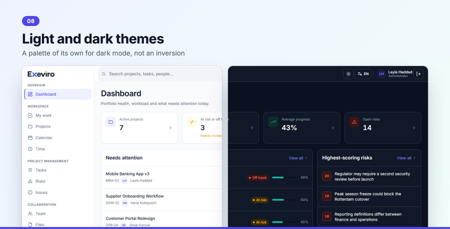 Dark mode